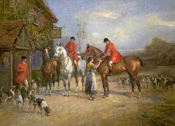 unknow artist Classical hunting fox, Equestrian and Beautiful Horses, 175. Spain oil painting art